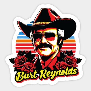 Burt Reynolds Vintage Design Sticker